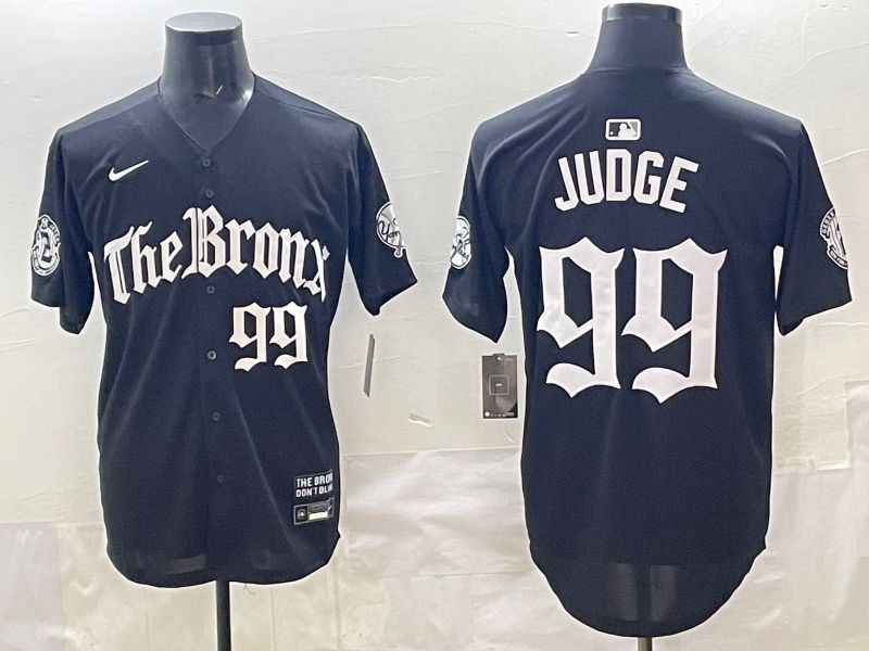 Men 2025 New York Yankees #99 Judge Black Five generations Joint Name Nike MLB Jersey style 37->new york yankees->MLB Jersey